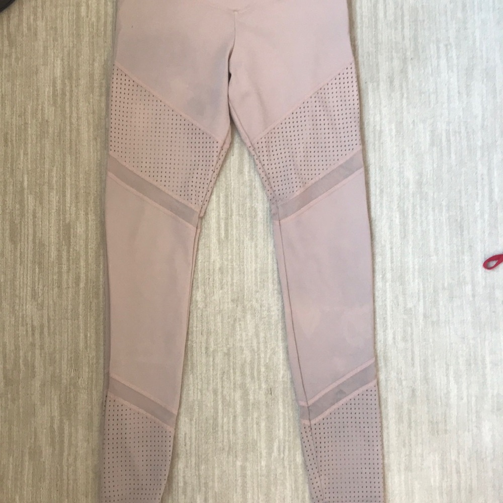 Pink leggings, size small